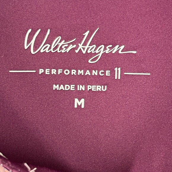 Walter Hagen Performance Golf Polo Shirt M novelty micro whiskey bottle print - Picture 2 of 10